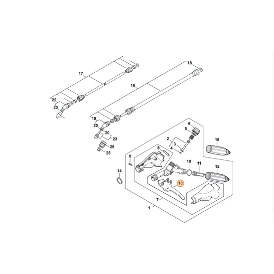 STIHL  Dźwignia 4255 510 3903